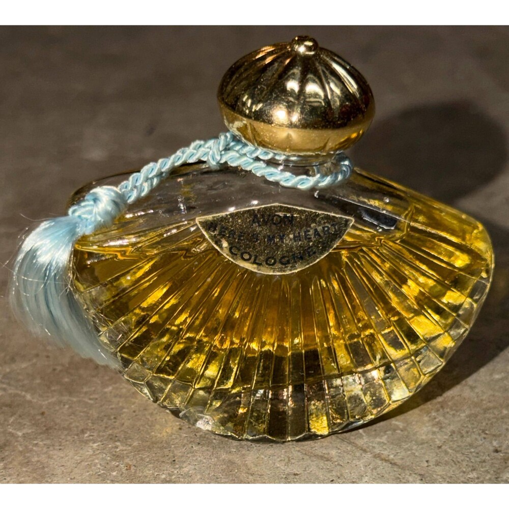 Vintage Avon “To a Wild Heart” Cologne Mini Bottle | Decorative Glass Perfume